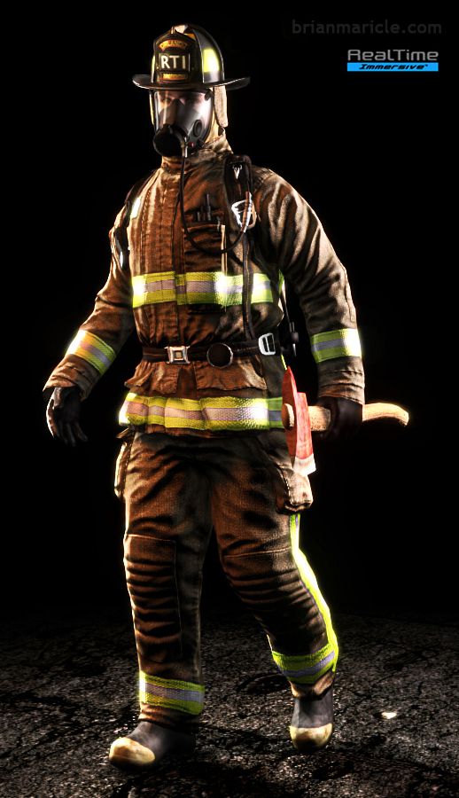 RTI's fireman character